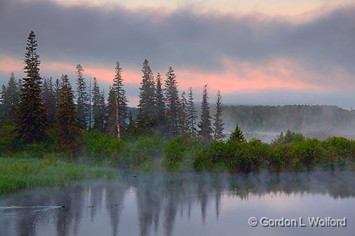 Magpie River At Sunrise_02162.jpg - Photographed near Wawa, Ontario, Canada.